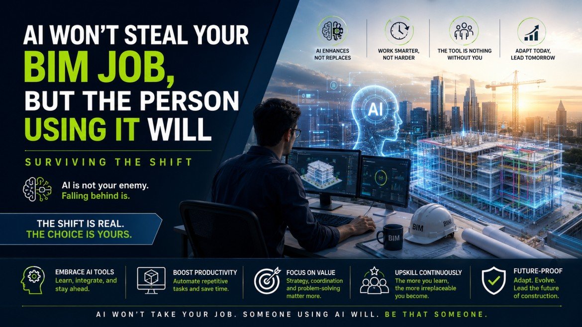 AI Won’t Steal Your BIM Job, But the Person Using It Will: Surviving the Shift