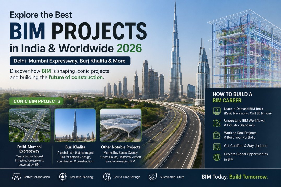 Best BIM Projects in India and the World (2026): A Complete Guide